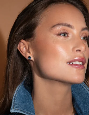 ΣΚΟΥΛΑΡΙΚΙΑ PETITE DROP STUD / DENIM BLUE CAROLINE SVEBDBOM ACCESSORY 2