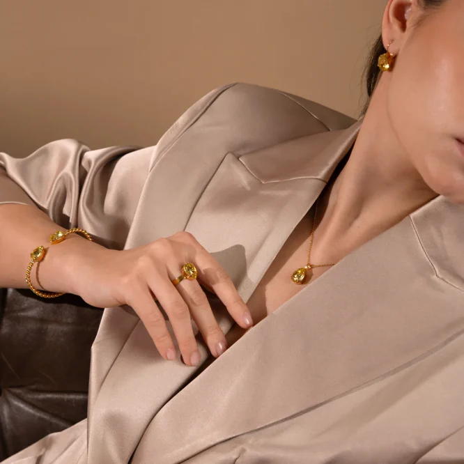 ΒΡΑΧΙΟΛΙ MINI DROP/ RE CREATED DARK JONQUIL CAROLINE SVEBDBOM ΝΕΕΣ ΑΦΙΞΕΙΣ 11