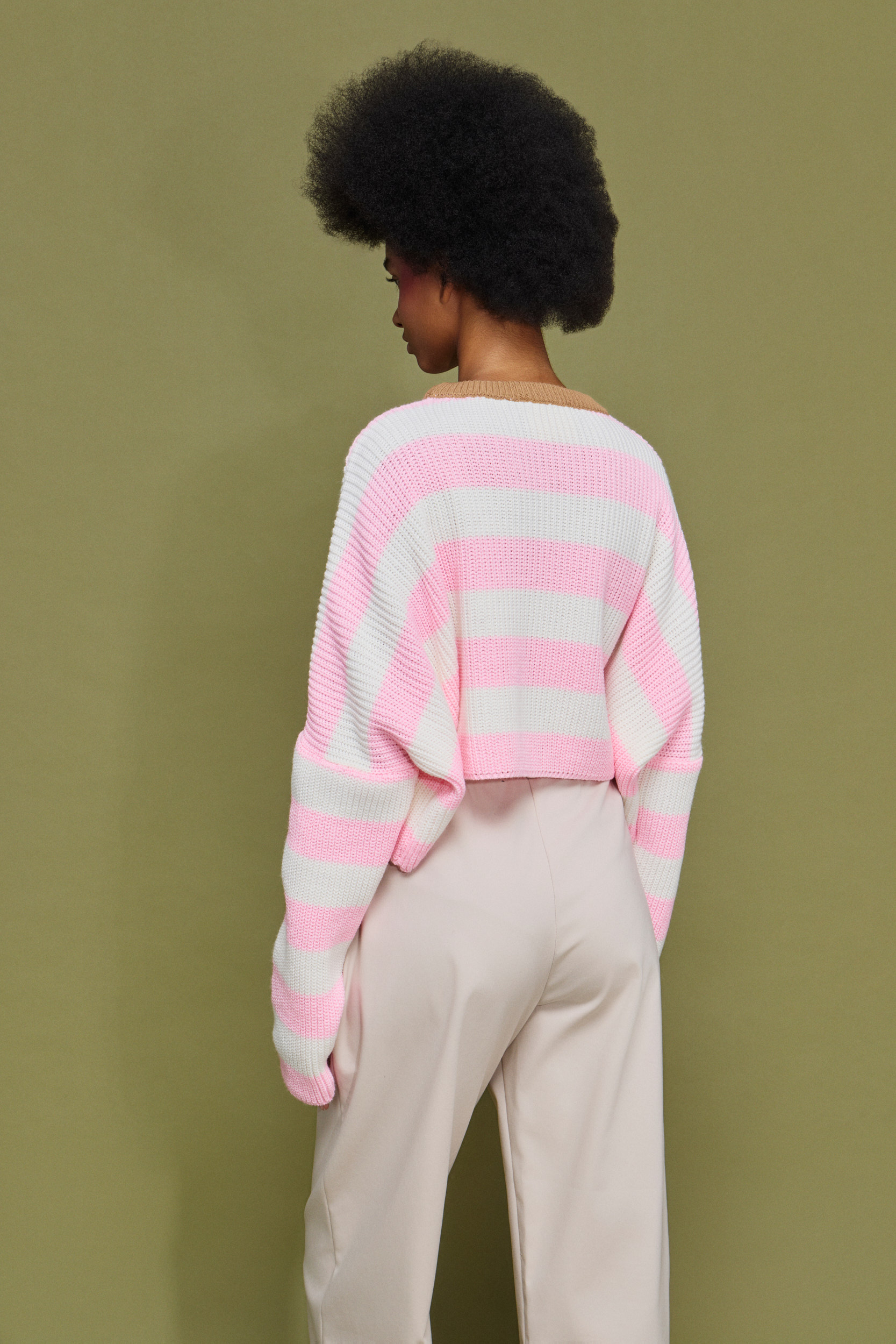 ‘ARIANA’ ΡΙΓΕ ΠΛΕΚΤΗ ΜΠΛΟΥΖΑ (ECRU/PINK) MAMOUSH ΝΕΕΣ ΑΦΙΞΕΙΣ 6