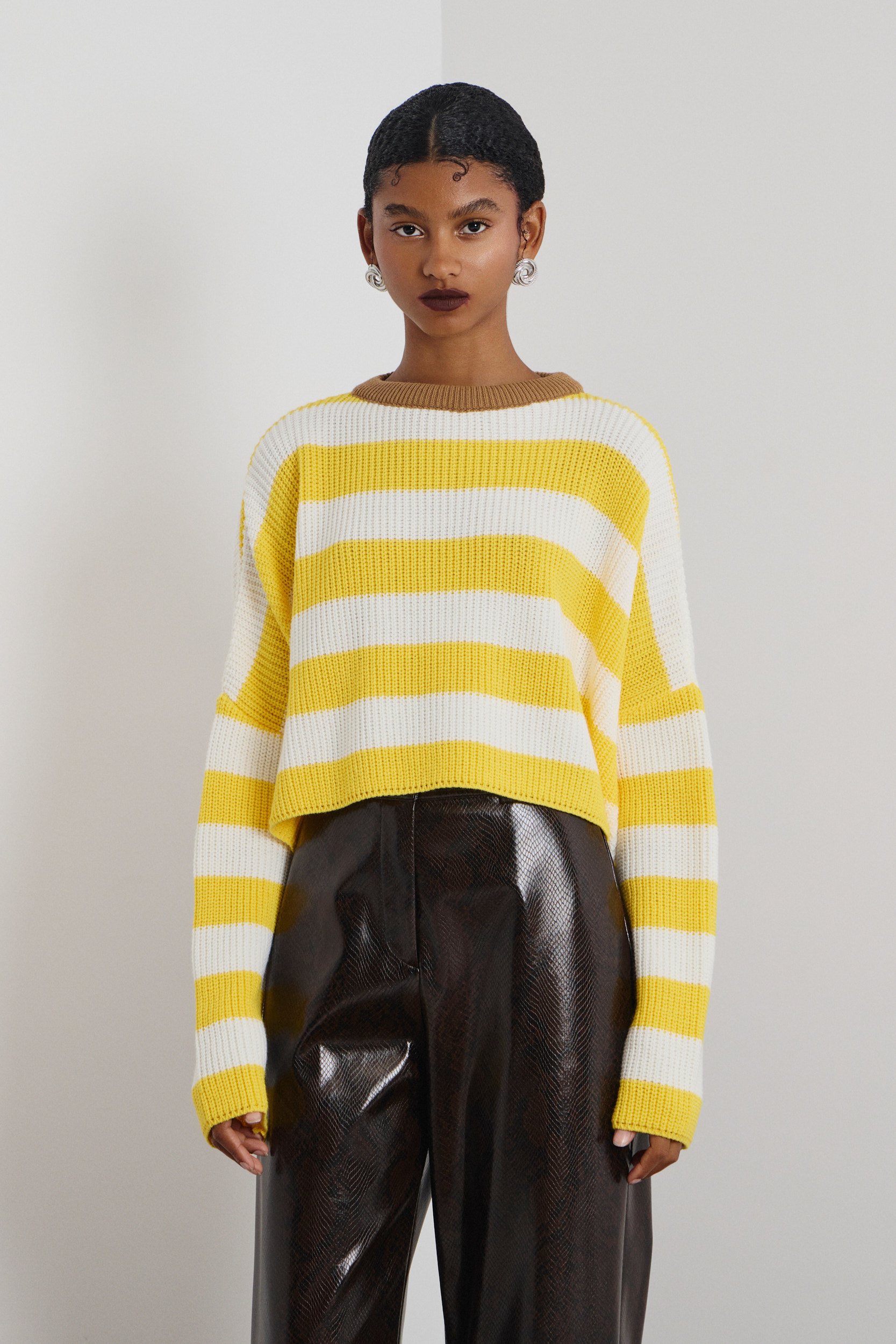 ‘ARIANA’ ΡΙΓΕ ΠΛΕΚΤΗ ΜΠΛΟΥΖΑ (ECRU/YELLOW) MAMOUSH ΝΕΕΣ ΑΦΙΞΕΙΣ 4