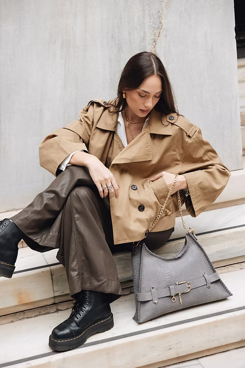 “TOGETHER IN ELECTRIC DREAMS” ΤΣΑΝΤΑ ΩΜΟΥ (GRAY SUEDE) INDIVIDUAL ΝΕΕΣ ΑΦΙΞΕΙΣ 12