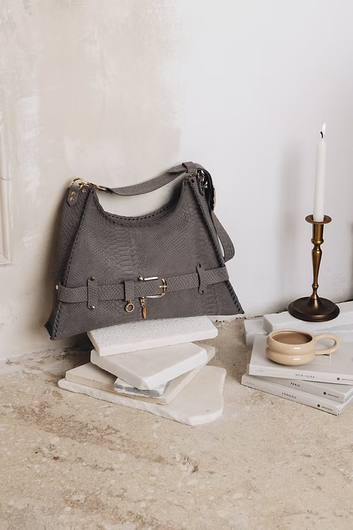 “TOGETHER IN ELECTRIC DREAMS” ΤΣΑΝΤΑ ΩΜΟΥ (GRAY SUEDE) INDIVIDUAL ΝΕΕΣ ΑΦΙΞΕΙΣ 7