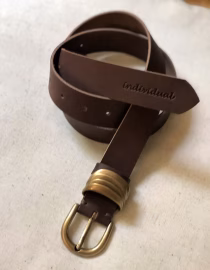 "MINIMAL" ΔΕΡΜΑΤΙΝΗ ΖΩΝΗ (BROWN) INDIVIDUAL