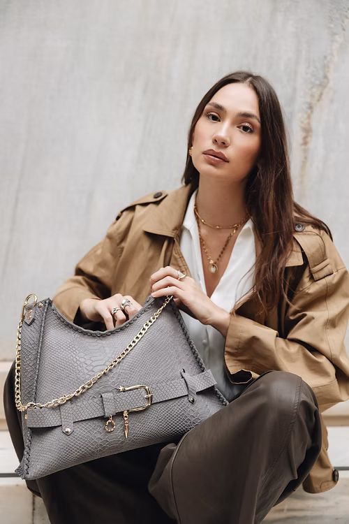 “TOGETHER IN ELECTRIC DREAMS” ΤΣΑΝΤΑ ΩΜΟΥ (GRAY SUEDE) INDIVIDUAL ΝΕΕΣ ΑΦΙΞΕΙΣ 9