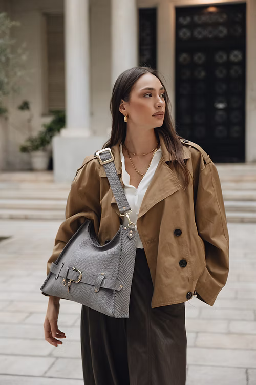 “TOGETHER IN ELECTRIC DREAMS” ΤΣΑΝΤΑ ΩΜΟΥ (GRAY SUEDE) INDIVIDUAL ΝΕΕΣ ΑΦΙΞΕΙΣ 8