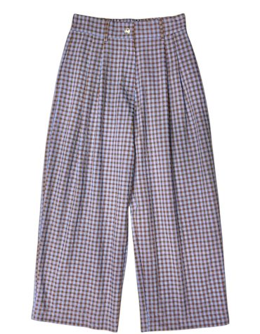 CLASSIC ΠΑΝΤΕΛΟΝΙ ΚΑΡΟ (BLUE BROWN VICHY) MILKWHITE ΝΕΕΣ ΑΦΙΞΕΙΣ