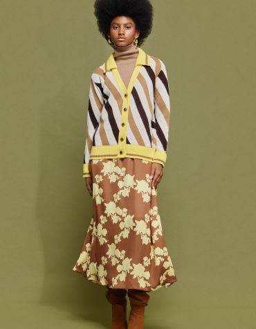 ‘ATHENA’ ΡΙΓΕ ΠΛΕΚΤΗ ΖΑΚΕΤΑ (YELLOW/CHOCOLA) MAMOUSH ΝΕΕΣ ΑΦΙΞΕΙΣ 7