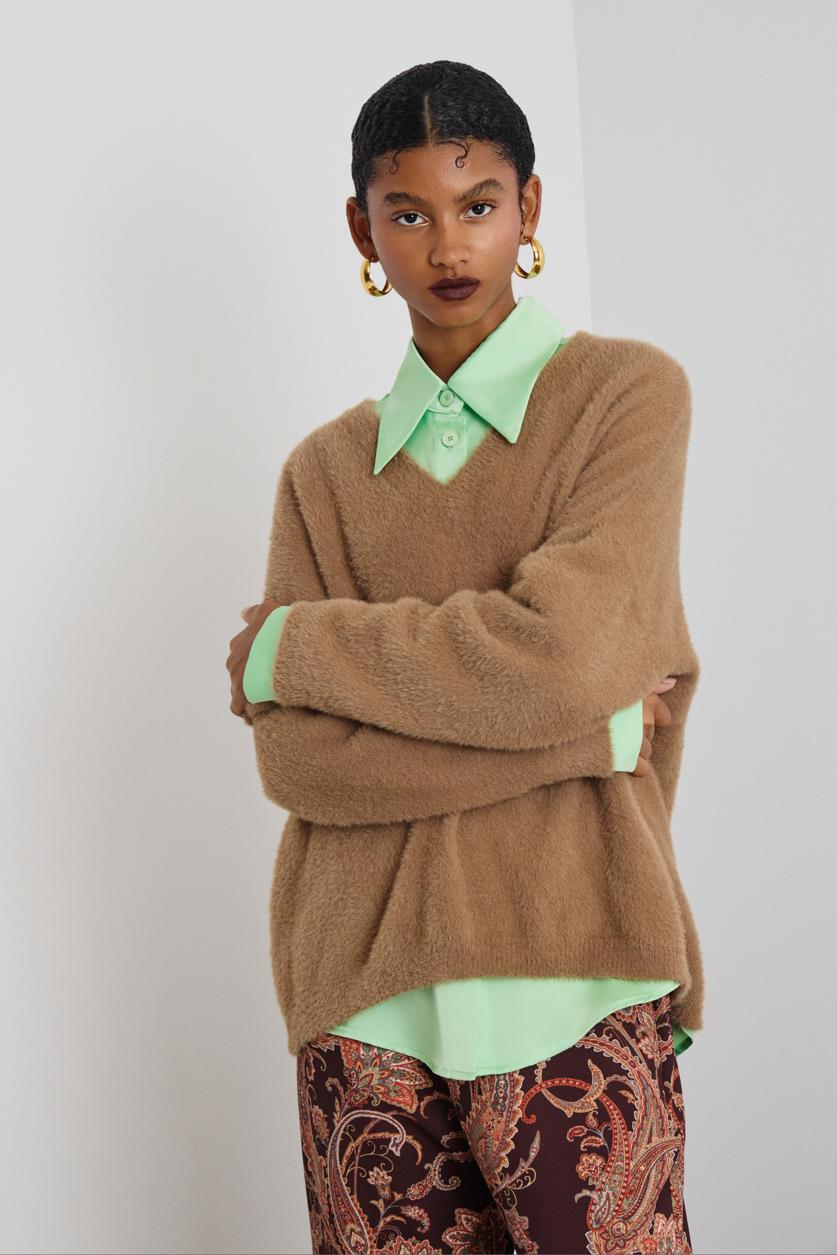 ‘AGNI’ ΠΛΕΚΤΗ ΜΠΛΟΥΖΑ (BEIGE) MAMOUSH ΝΕΕΣ ΑΦΙΞΕΙΣ 6