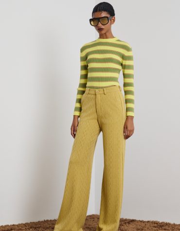 ‘CALYPSO’ ΠΛΕΚΤΗ ΡΙΓΕ ΜΠΛΟΥΖΑ (LIME/OLIVE) MAMOUSH ΝΕΕΣ ΑΦΙΞΕΙΣ 2