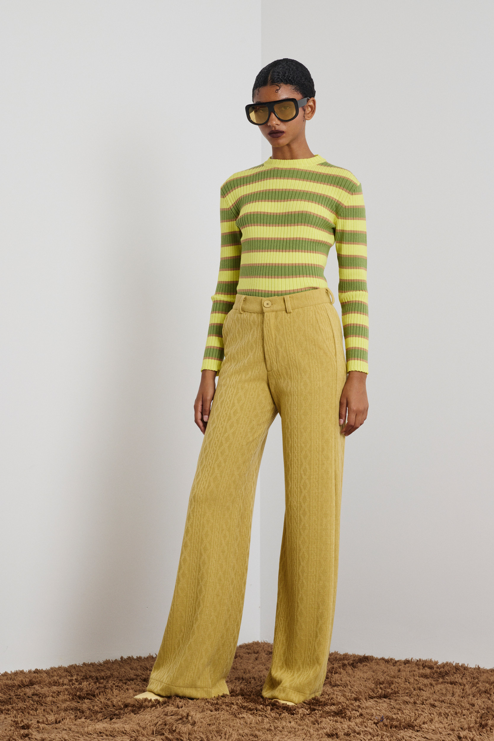 ‘CALYPSO’ ΠΛΕΚΤΗ ΡΙΓΕ ΜΠΛΟΥΖΑ (LIME/OLIVE) MAMOUSH ΝΕΕΣ ΑΦΙΞΕΙΣ 4