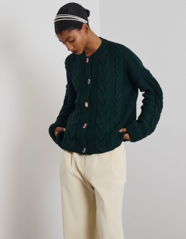 ‘DAMON’ ΠΛΕΚΤΗ ΖΑΚΕΤΑ ΜΕ ΣΤΡΑΣ ΚΟΥΜΠΙΑ (DARK GREEN) MAMOUSH ΝΕΕΣ ΑΦΙΞΕΙΣ 2