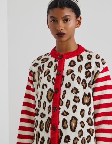 ‘CALLOPE’ ΠΛΕΚΤΗ ΖΑΚΕΤΑ (ANIMAL PRINT) MAMOUSH ΝΕΕΣ ΑΦΙΞΕΙΣ