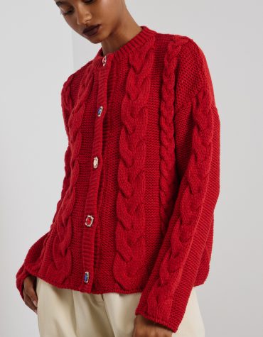 ‘DAMON’ ΠΛΕΚΤΗ ΖΑΚΕΤΑ ΜΕ ΣΤΡΑΣ ΚΟΥΜΠΙΑ (RED) MAMOUSH ΝΕΕΣ ΑΦΙΞΕΙΣ 2