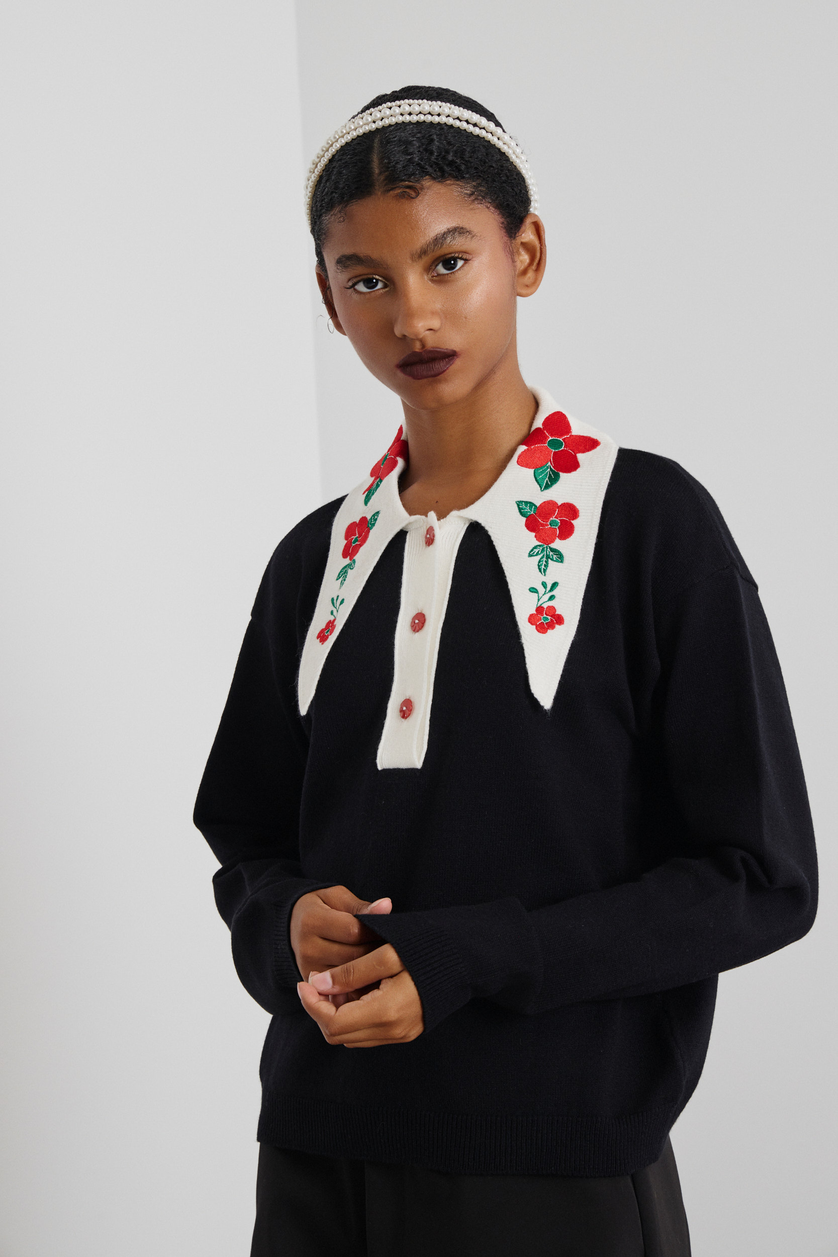 ‘DORIS’ KNITTED BLOUSE (BLACK) MAMOUSH ΝΕΕΣ ΑΦΙΞΕΙΣ 7